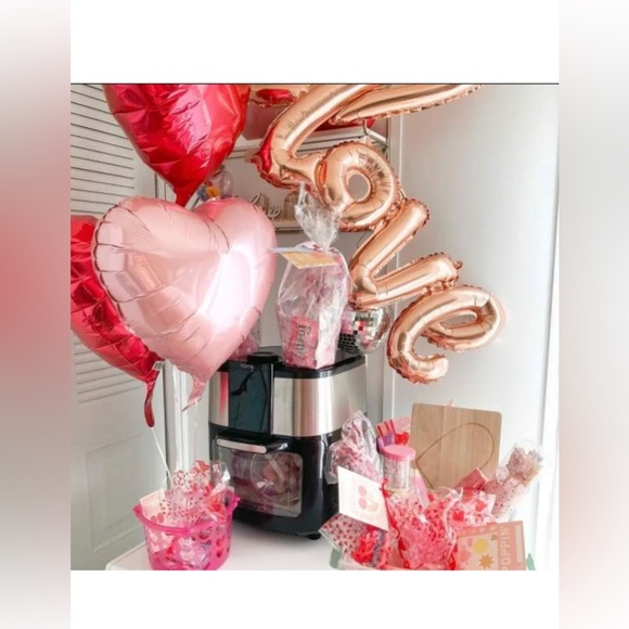 2 Foil + Latex Love Script Balloon Pack Assorted Pinks -Spritz 2 kits for $6.00 - Picture 3 of 8